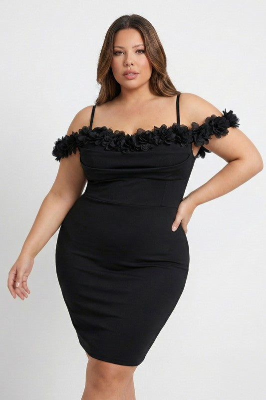 CURVE Rose Cocktail Dress