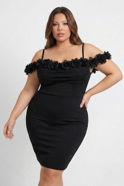 CURVE Rose Cocktail Dress