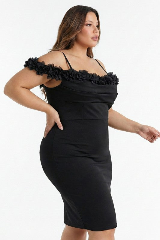 CURVE Rose Cocktail Dress