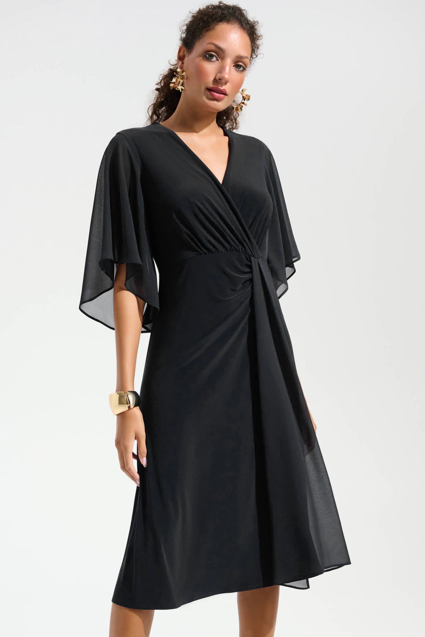 Mother of the bride and groom dress Winnipeg, winnipeg dresses. wedding guest dress. Funeral dress winnipeg, Black chiffon joseph ribkoff dress, Black mother of the bride and groom dress