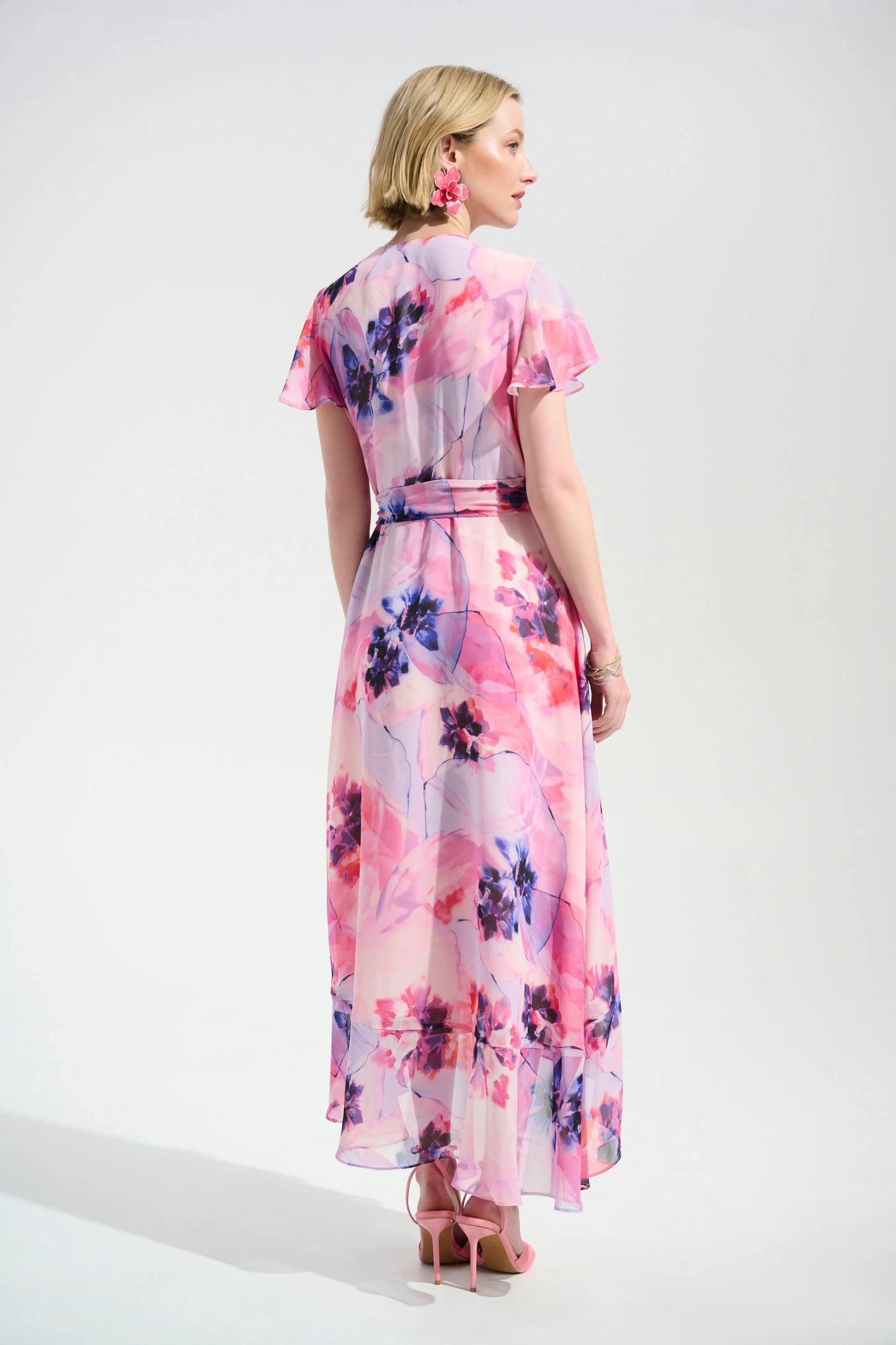 Chiffon Wrap Dress (4-22)