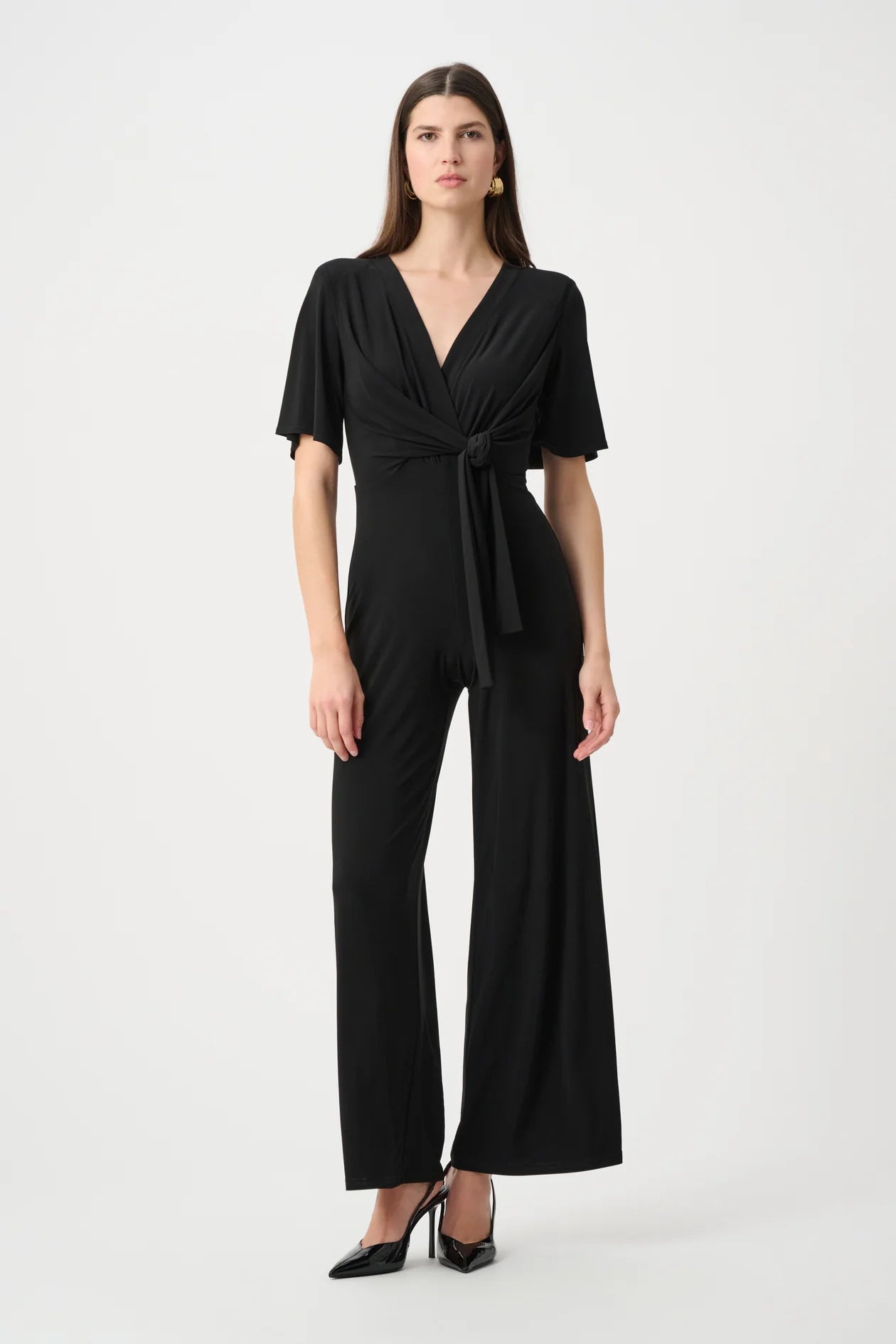 Silky Knit Wide Leg Jumpsuit (Size 2-20)