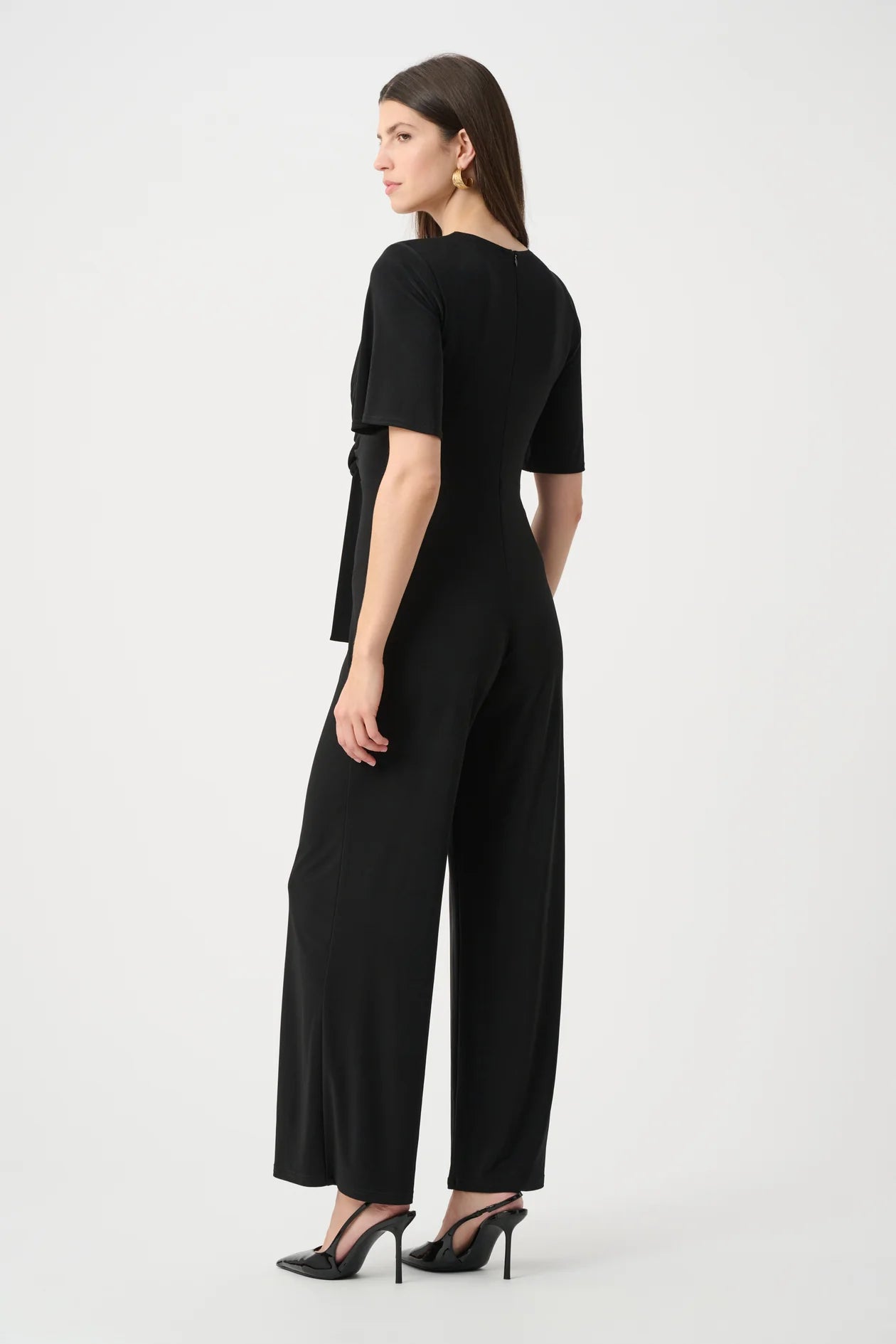 Silky Knit Wide Leg Jumpsuit (Size 2-20)