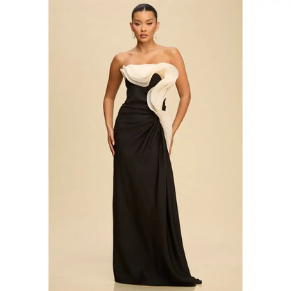 Cascade Ruffle Maxi Dress