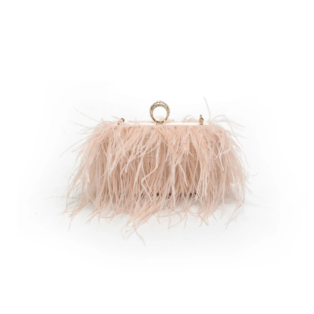 Light Pink Feather Bag