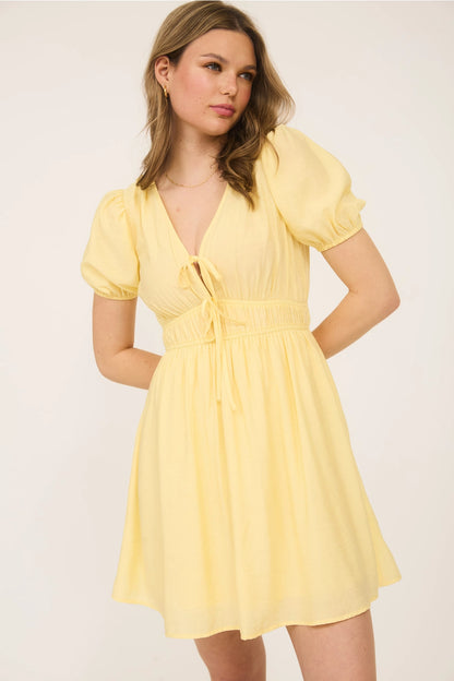 Tie front Mini Dress