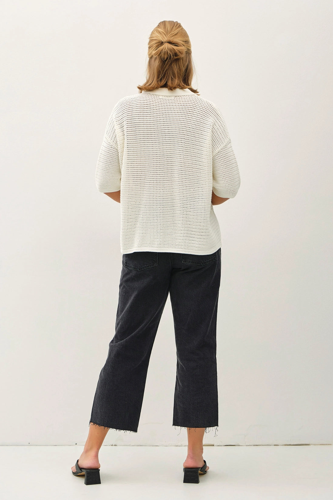 CURVE Crochet SS Top