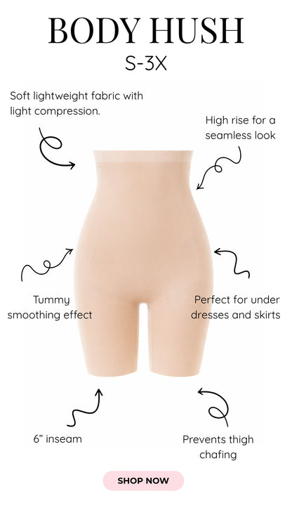 BODY HUSH Anti-Chafing Short (S-3X)