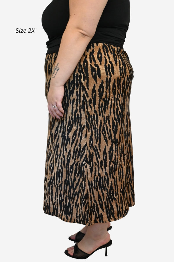 plus size animal print skirt work skirt winnipeg canada