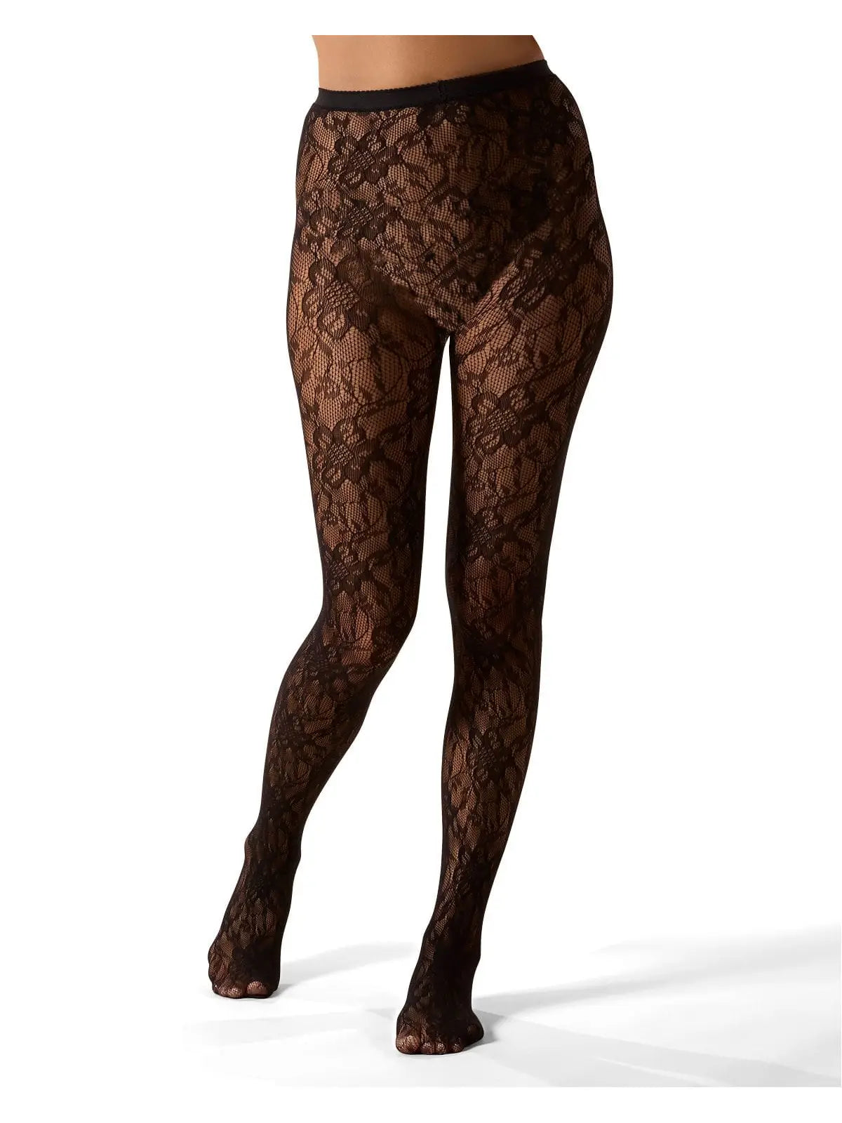 Floral Lace Pantyhose