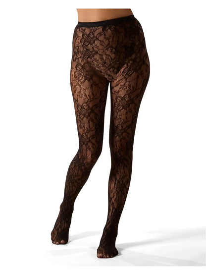 Floral Lace Pantyhose