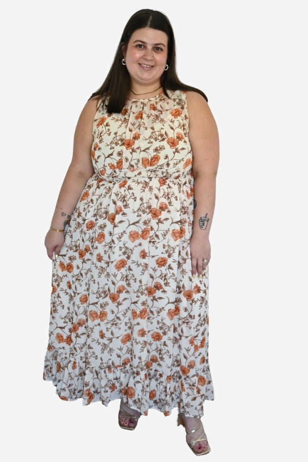 CURVE Floral Maxi Dress