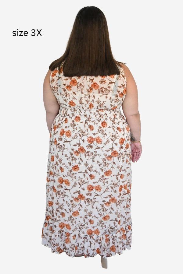 CURVE Floral Maxi Dress