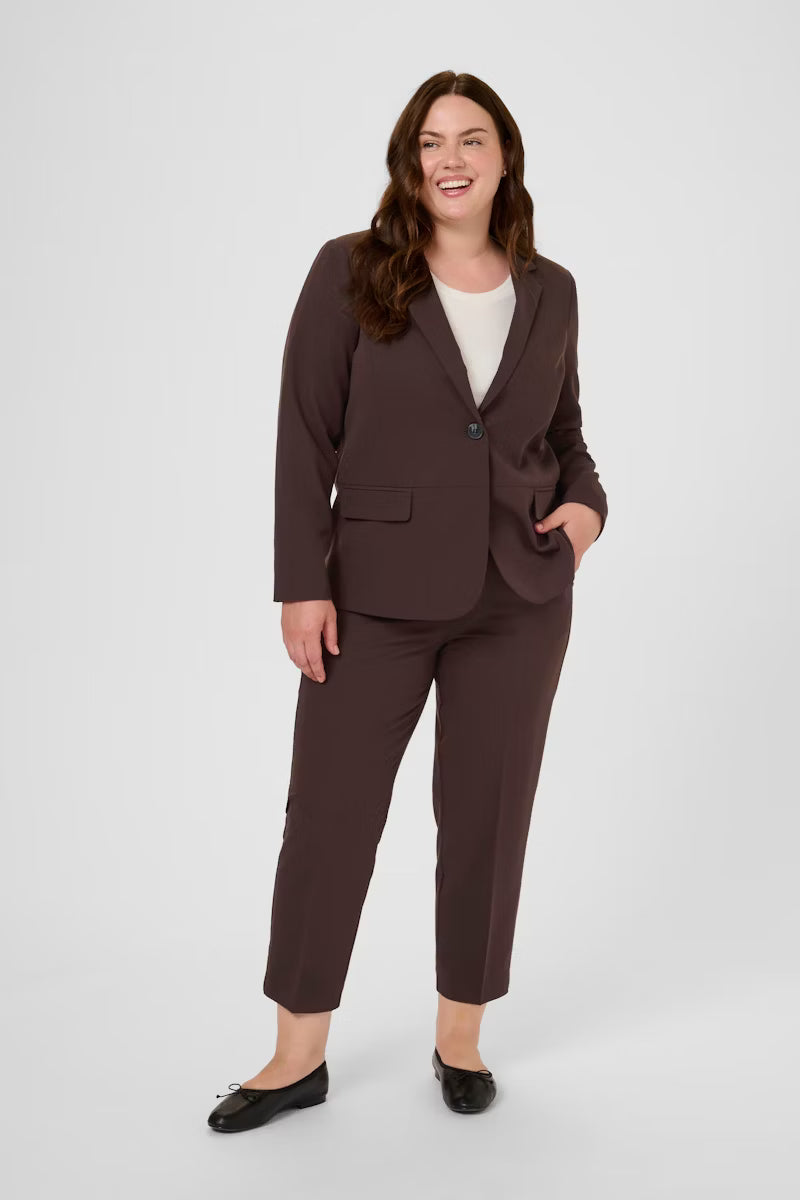 CURVE Sakira Chocolate Blazer