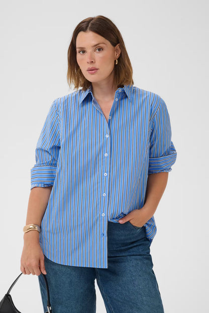 CURVE Savina Striped Shirt