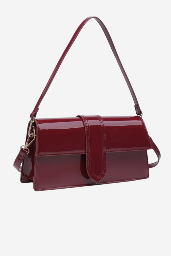 Violet Patent Handbag