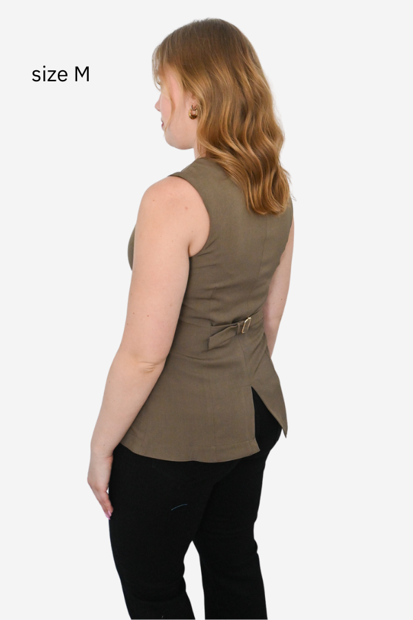 Button Front Vest