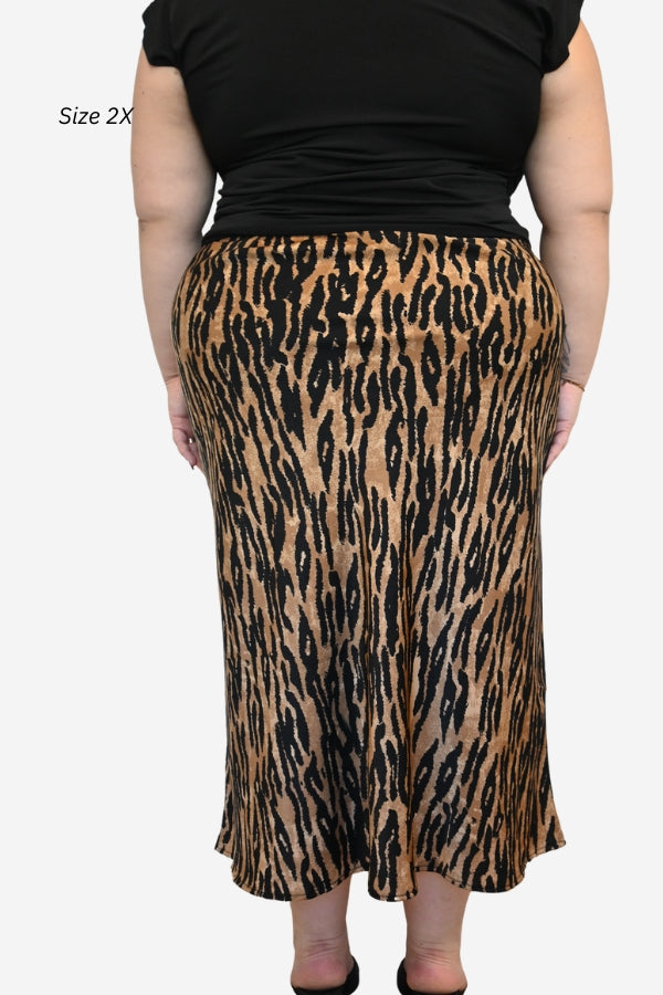 plus size animal print skirt work skirt winnipeg canada