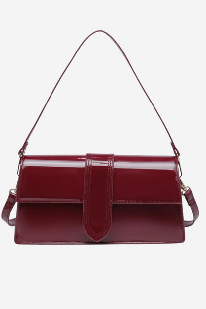 Violet Patent Handbag