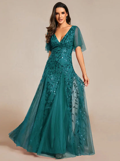 Sequin Evening Gown (2-24)