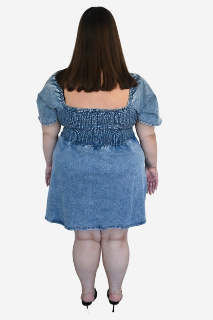 CURVE Denim Mini Dress