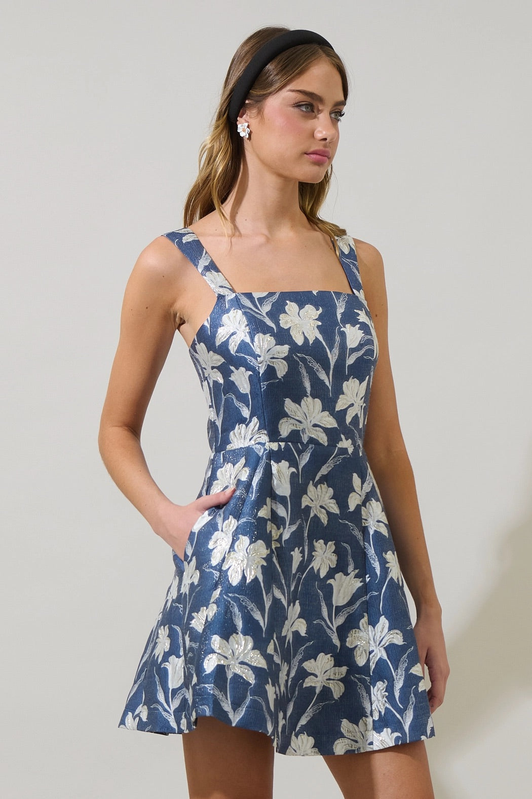 Blakely Jacquard Mini Dress