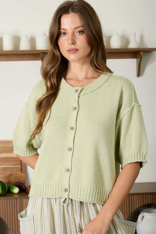 Sage Summer Sweater