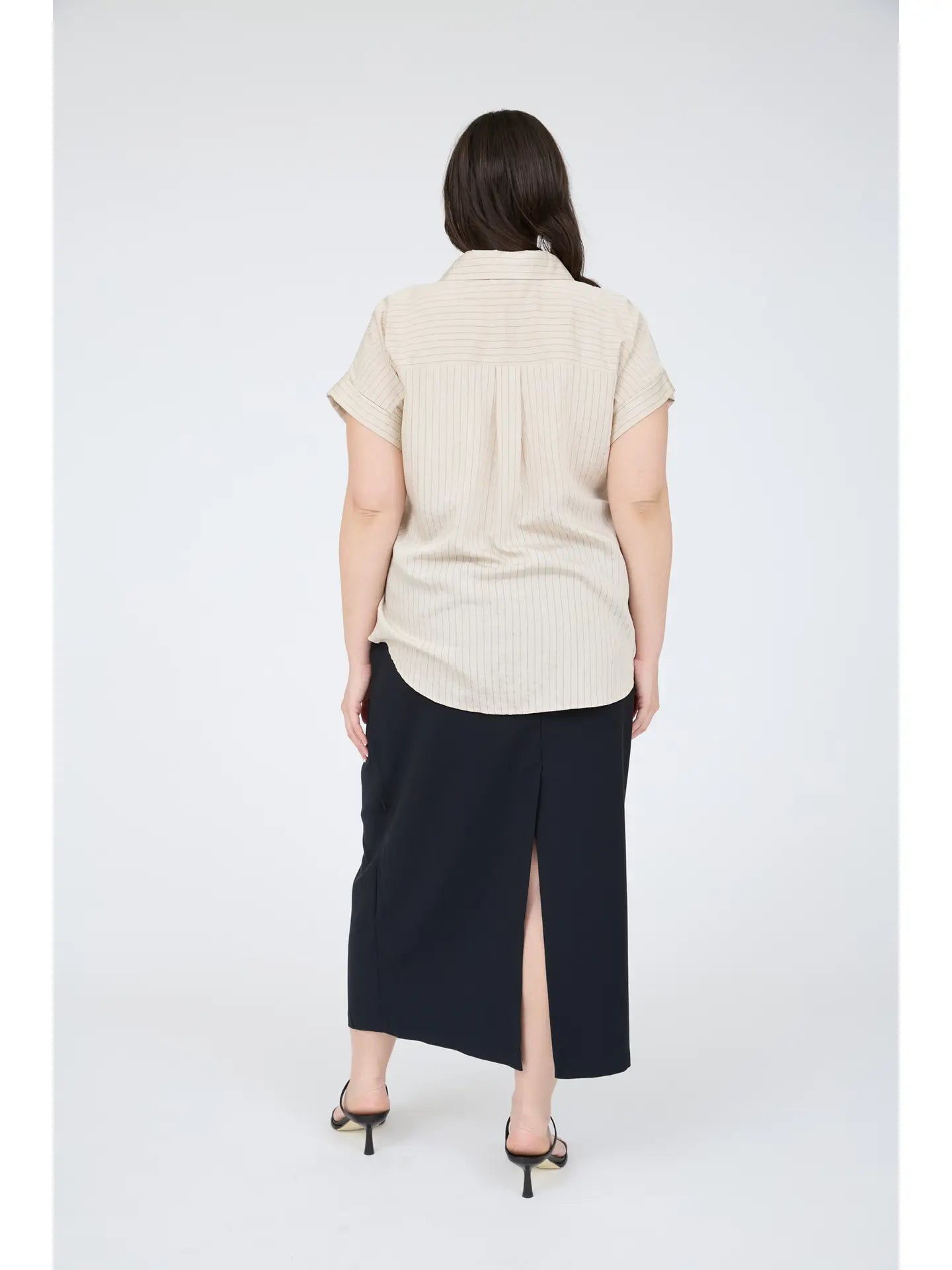 Striped Lightweight Button Up (S-XXXL)