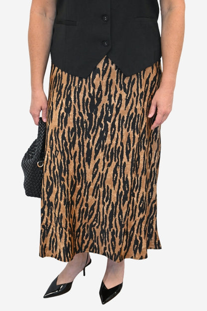 plus size animal print skirt work skirt winnipeg canada