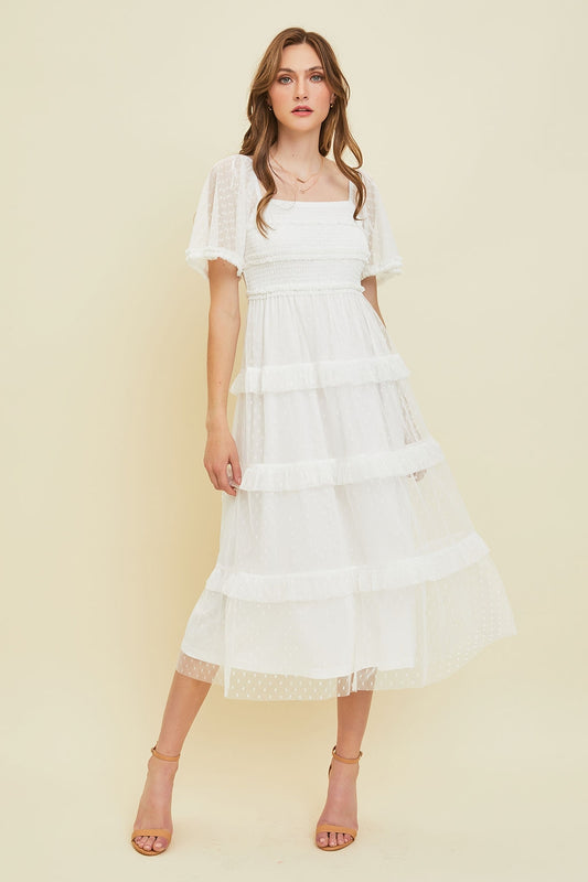 Romantic Midi Dress (S-3X)