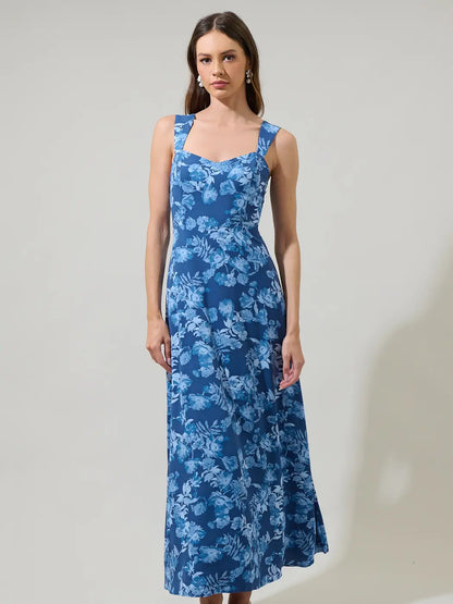 Bary Floral Maxi Dress (XS-3X)