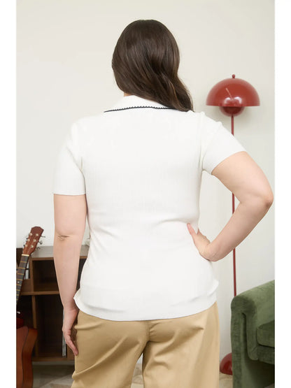 CURVE Contrast Trim Polo