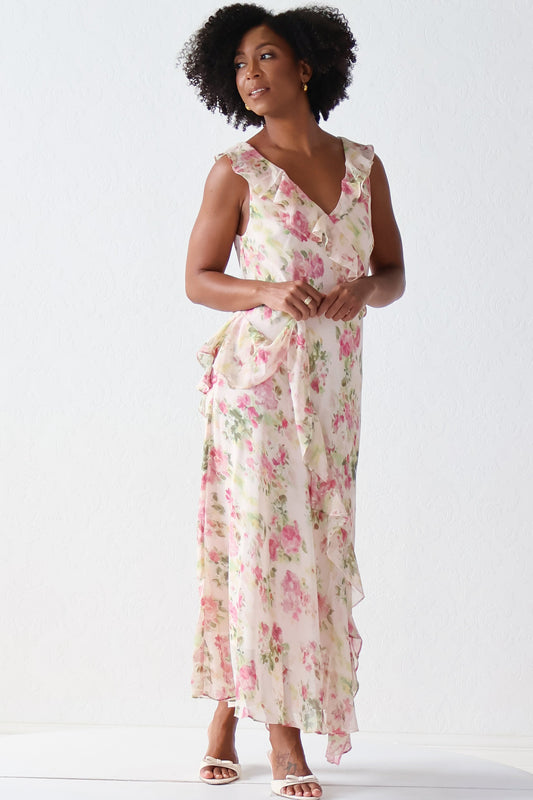 Stella Floral Midi Dress