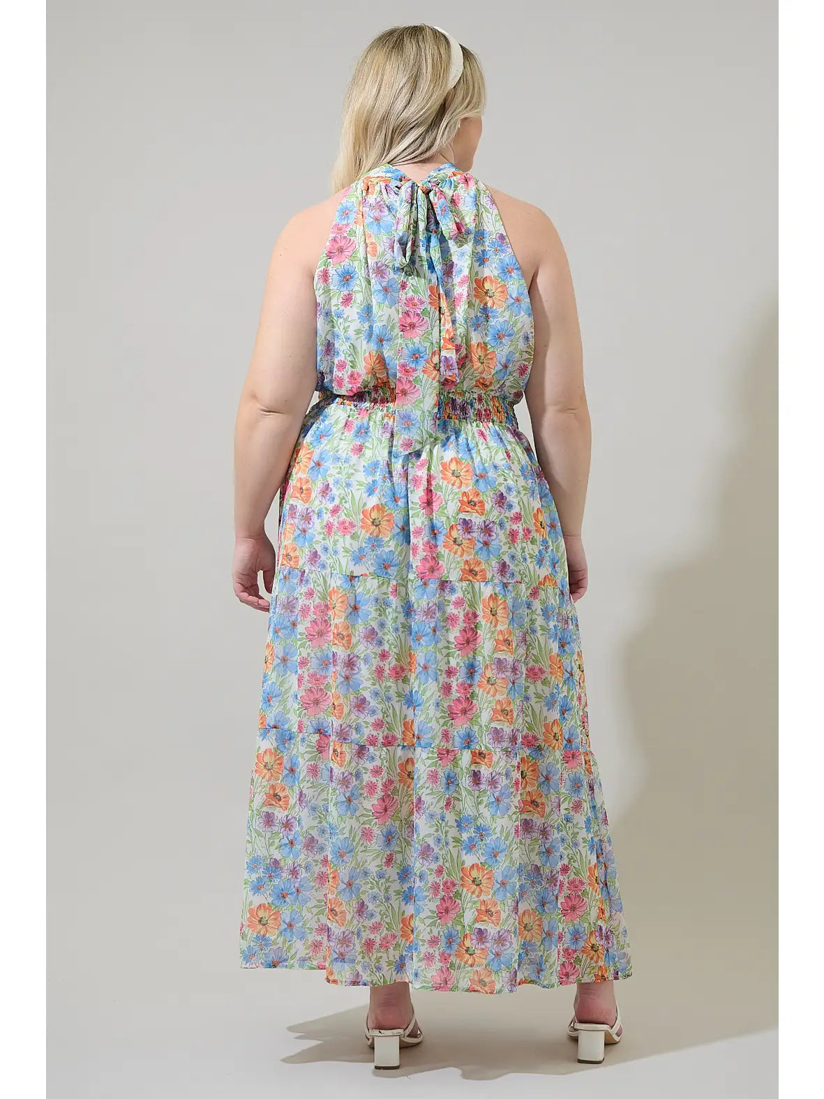 CURVE Ezia Halter Midi Dress