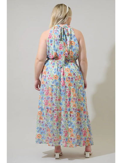 CURVE Ezia Halter Midi Dress