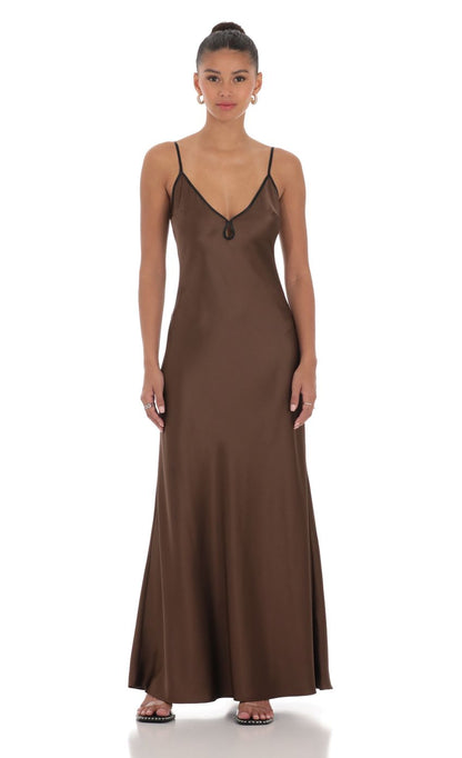 Mocha Slip Dress