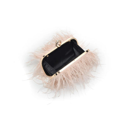 Light Pink Feather Bag