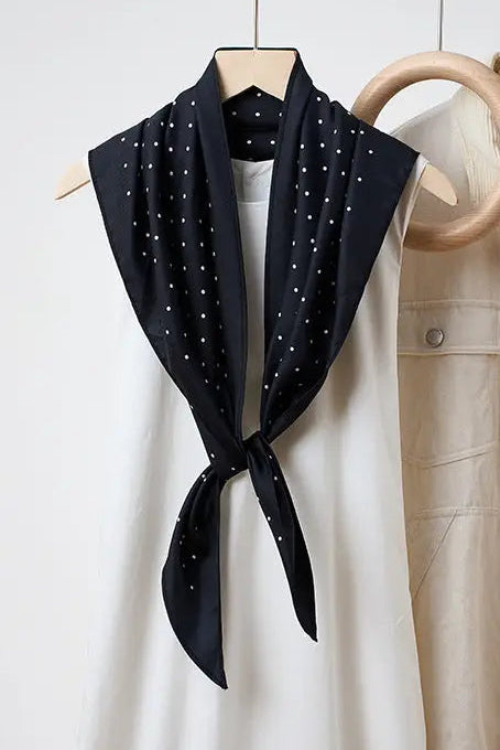 Polka Dot Triangle Scarf