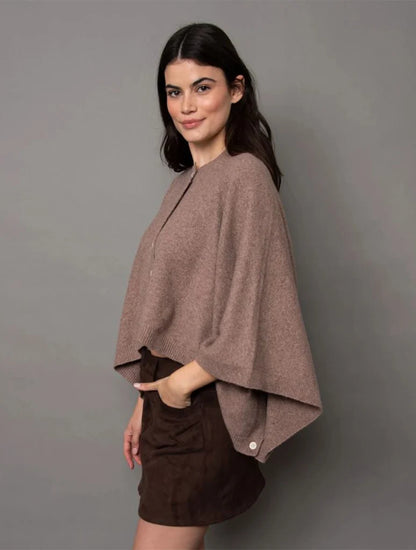 Costanza Sweater Knit Poncho