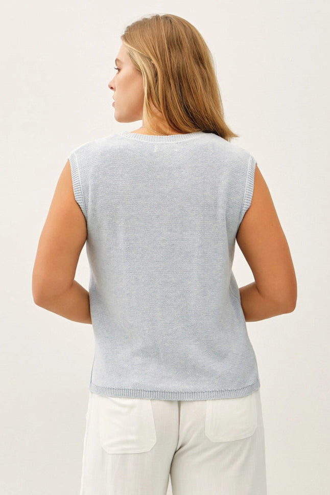 CURVE Slub Knit Vest