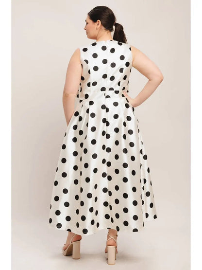 CURVE Polka Dot Fit & Flare