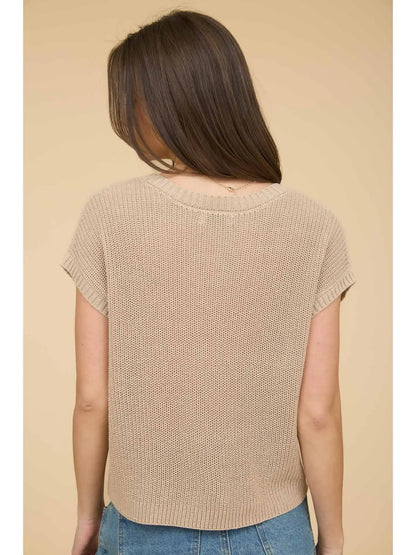 Loose Knit SS Top (S-XXXL)
