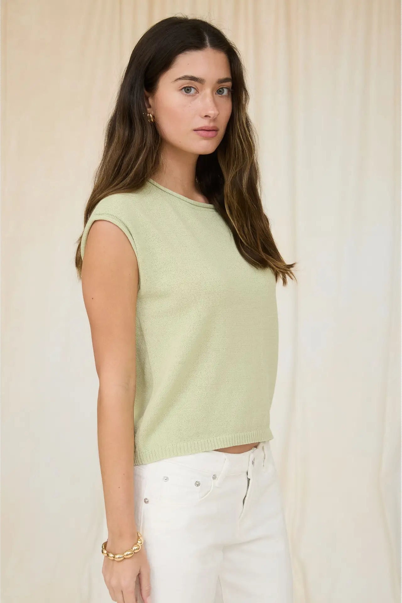 Knit Sleeveless Sweater