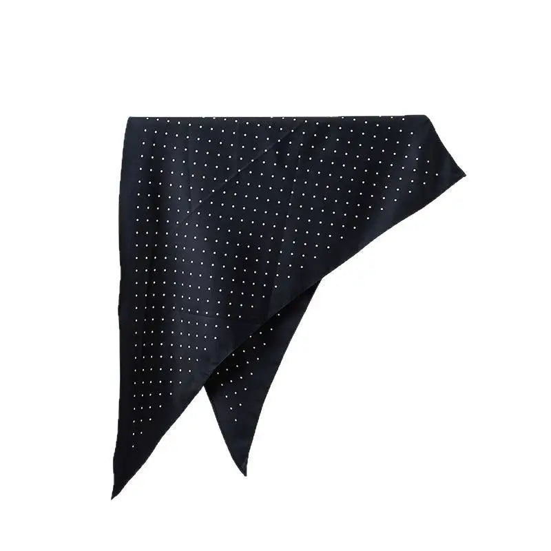Polka Dot Triangle Scarf
