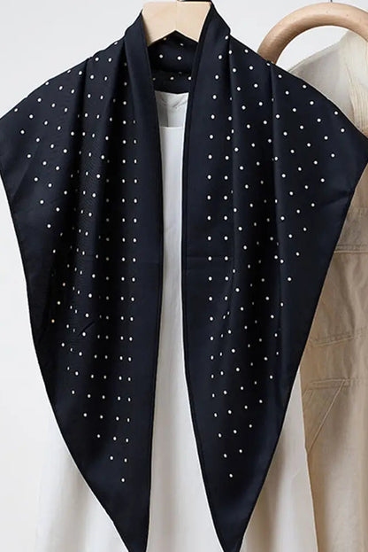 Polka Dot Triangle Scarf