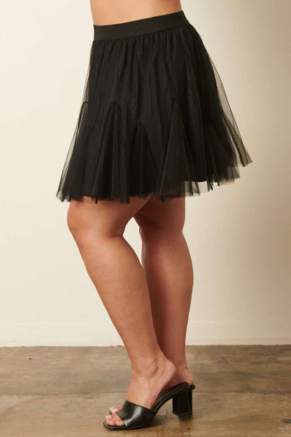 CURVE Tulle Mini Skirt