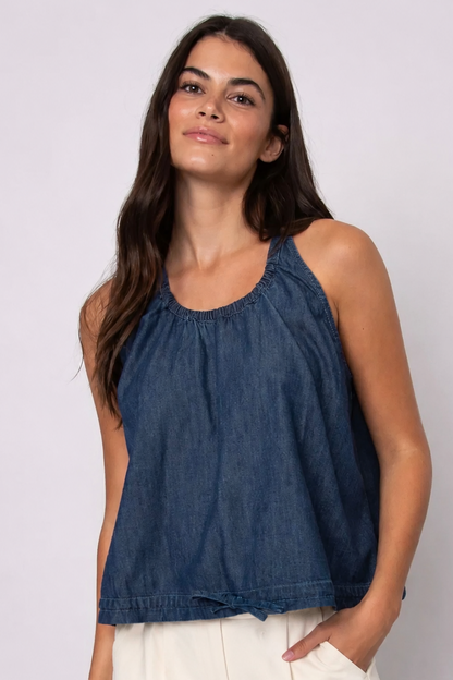 Karen Denim Top