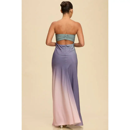ombre dress purple Ombre Maxi Dress – Valencia Boutique