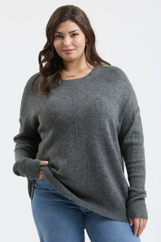 CURVE Exposed Seam Pullover