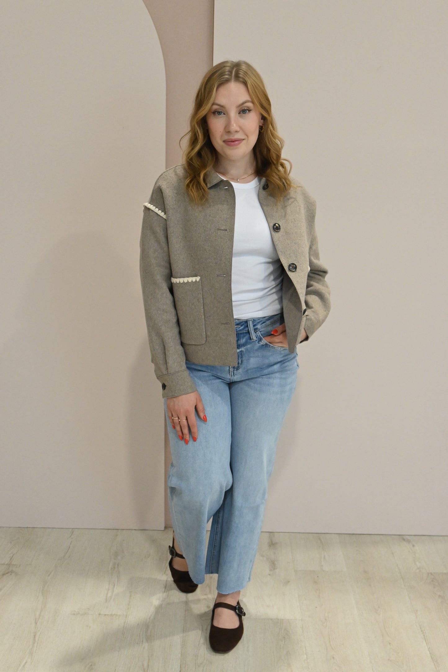 Blanket Stitch Jacket (S-XXL)